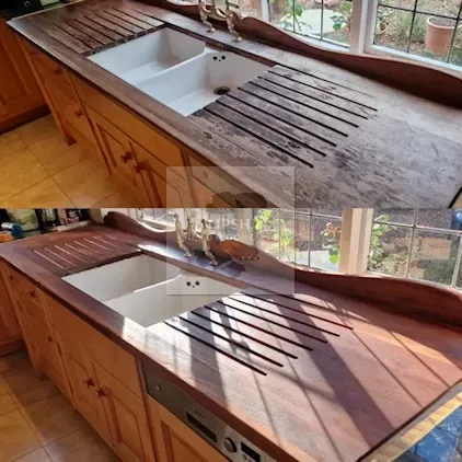 Wood Worktop Restoration Winchester