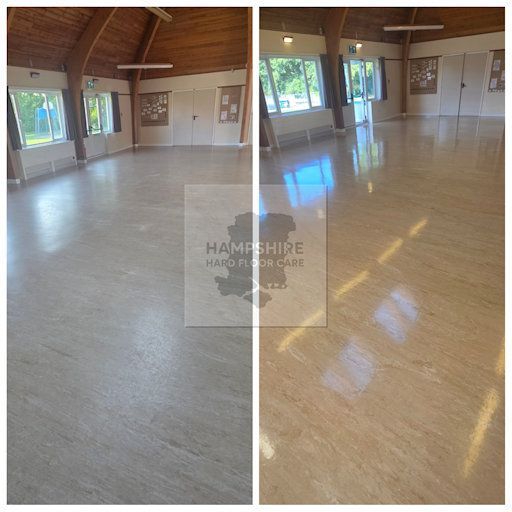 village hall floor restoration
