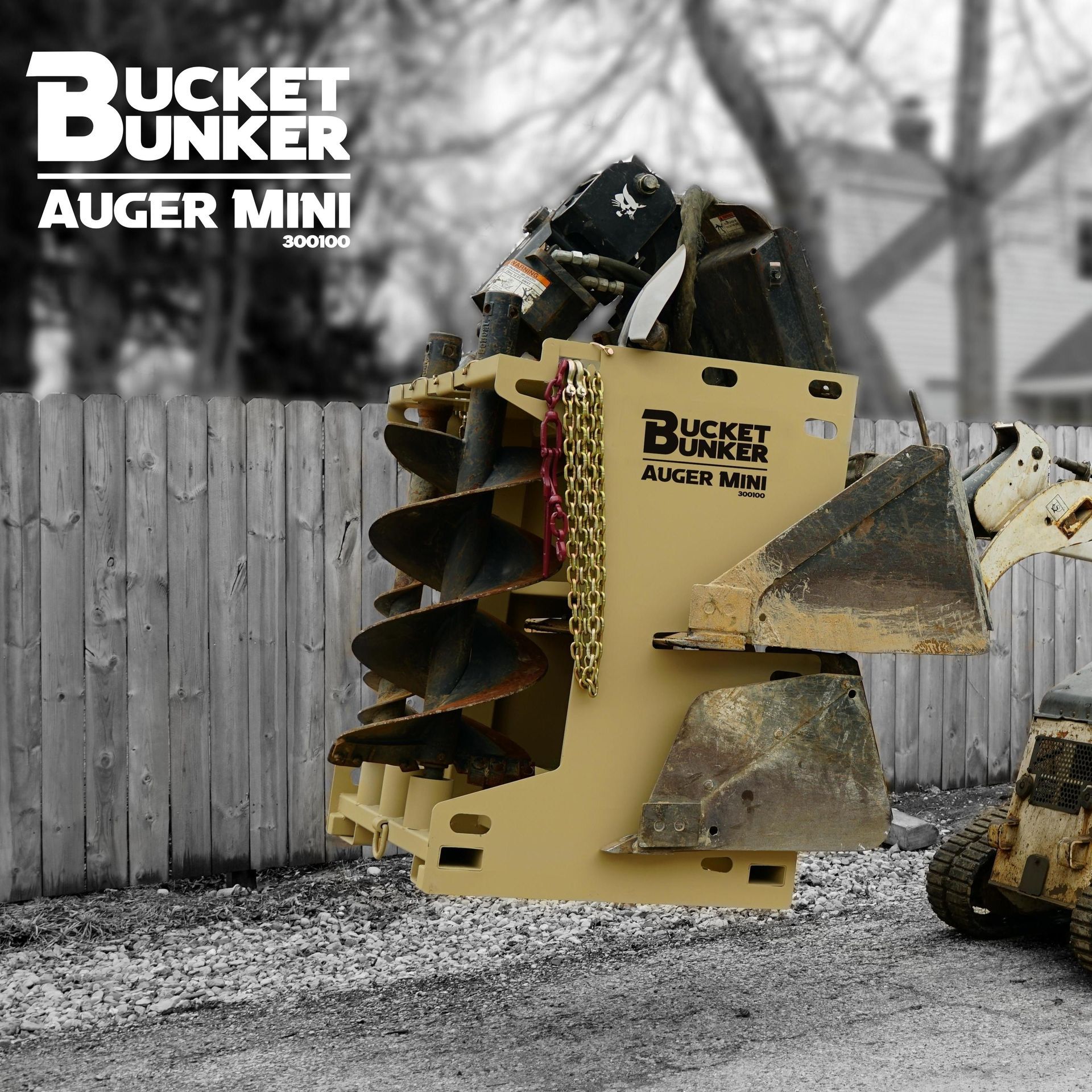 A picture of a bucket bunker auger mini