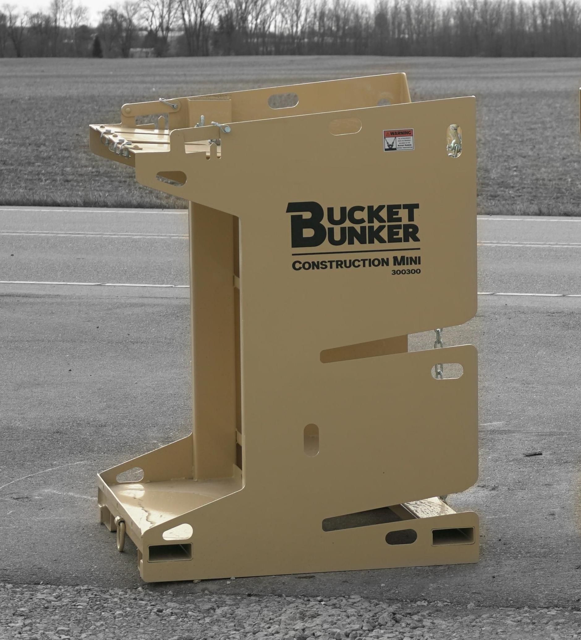 Skid Steer Attachment Rack Bucket Bunker Auger MINI