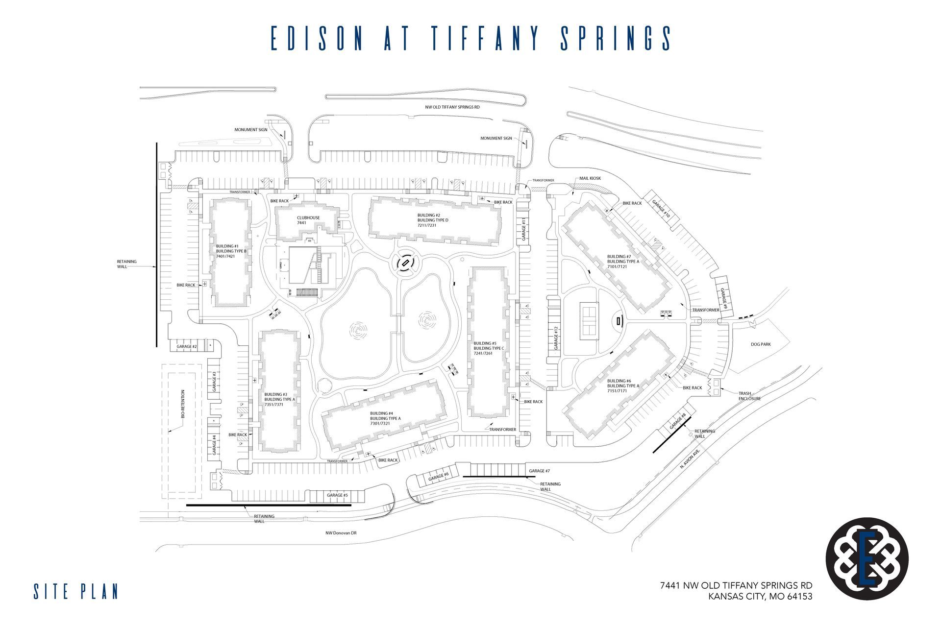 A black and white floor plan of a building.