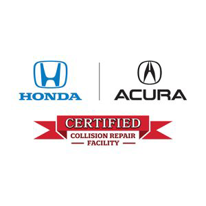 Honda and acura are certified collision repair facilities.