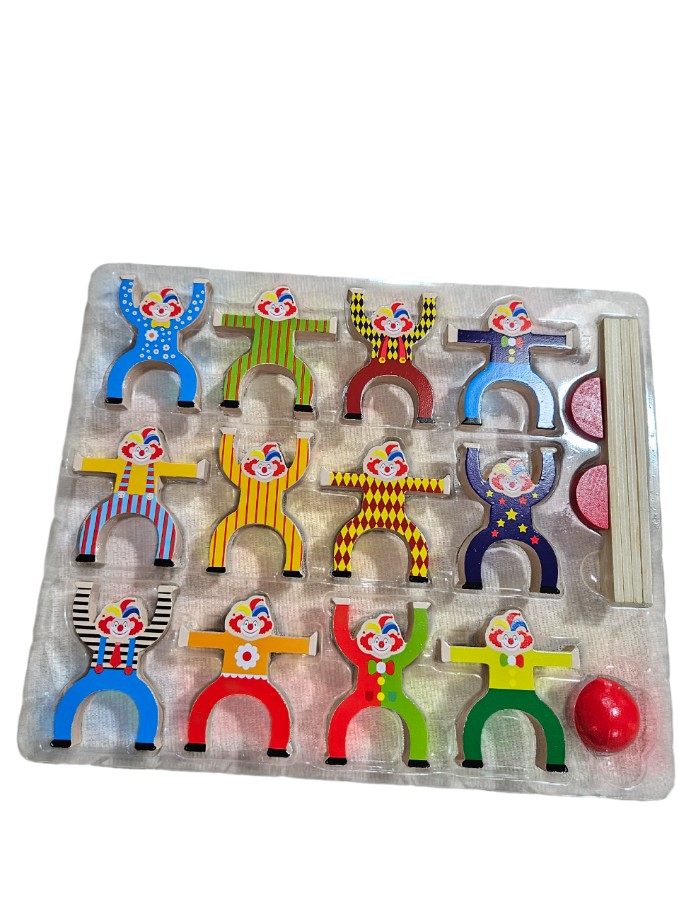 juego de equilibrio payasos acróbatas