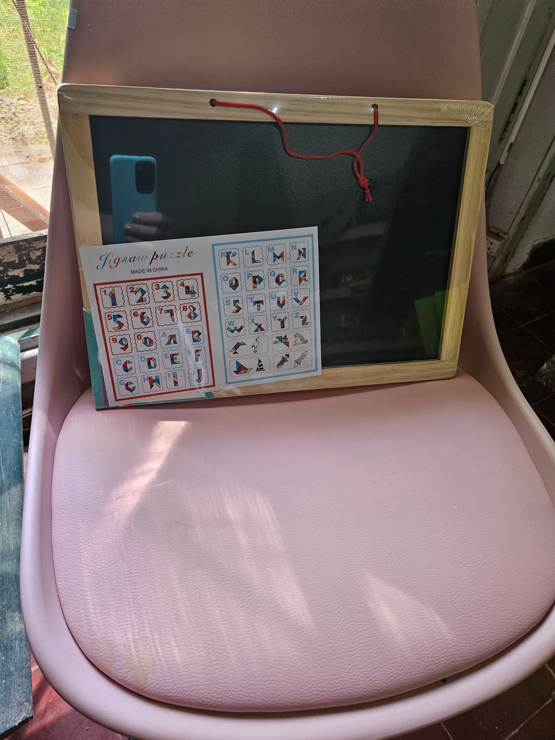 Pizarra Didáctica Magnética 3 en 1 con Tangram