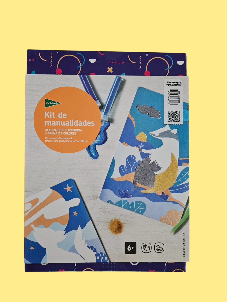 Kit de Manualidades con Purpurina y Arena de Colores