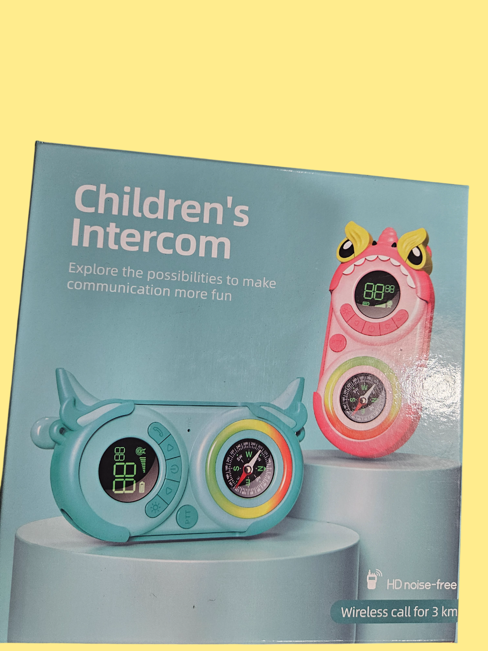 Walkie Talkie Infantil con Brújula – Intercomunicadores para Niños