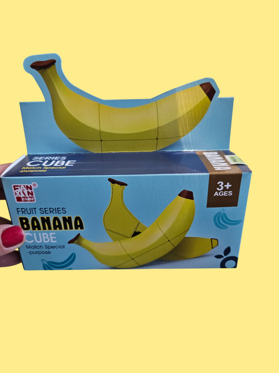 Cubo Rompecabezas Banana – Juego Didáctico 3+