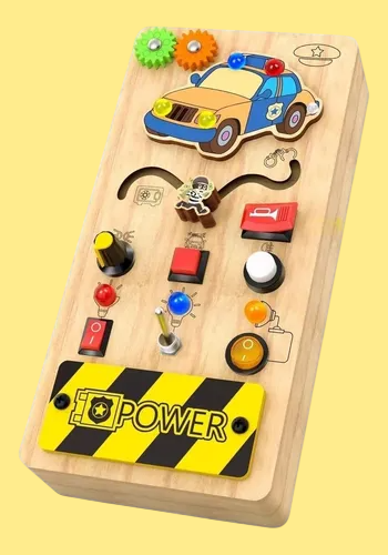 Police Car Track Busy Board – QiaiKe