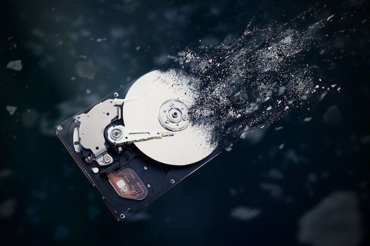 Data destruction can be achieved in many ways including data wiping, Disk degaussing, and disk shredding