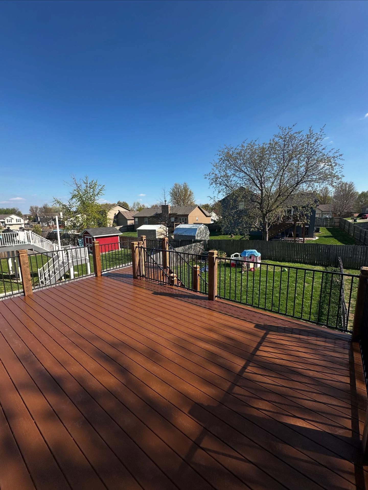 Pressure-Treated Lumber Deck