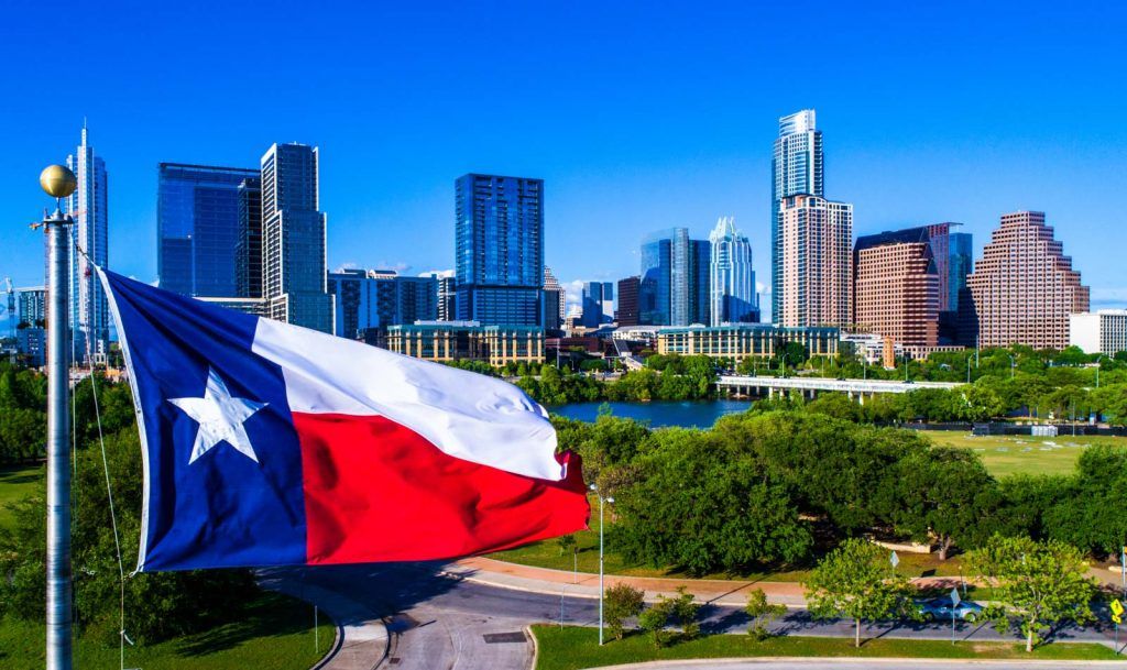 Central Texas Property Management Austin Texas and Texas Flag