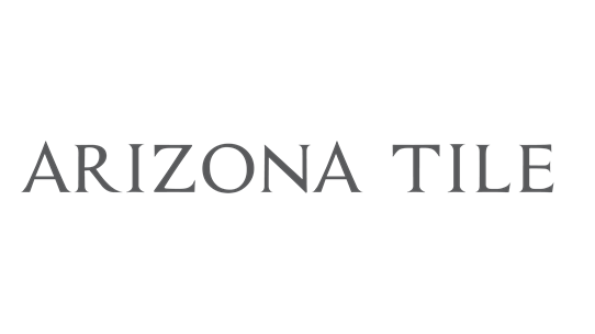 The logo for arizona tile is on a white background.