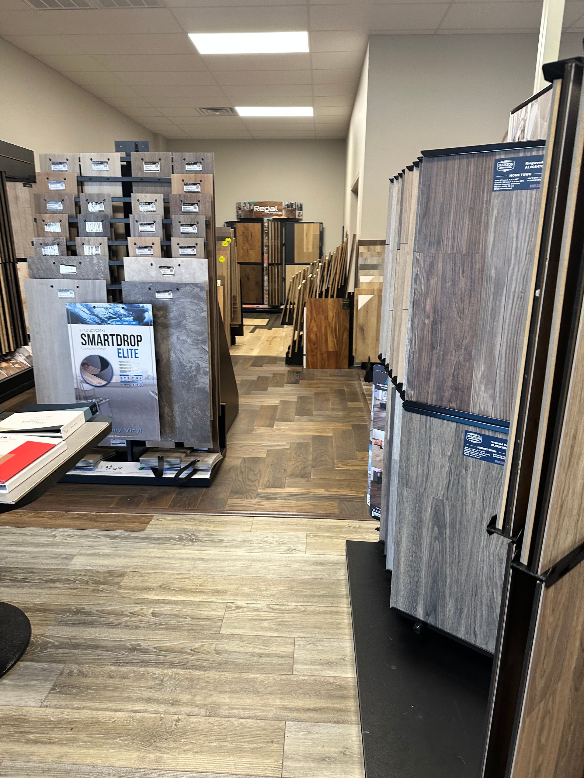 A store filled with lots of different types of flooring Menke Inc. Abilene, TX