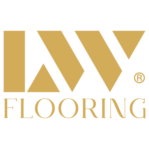 A logo for ivy flooring with a white background