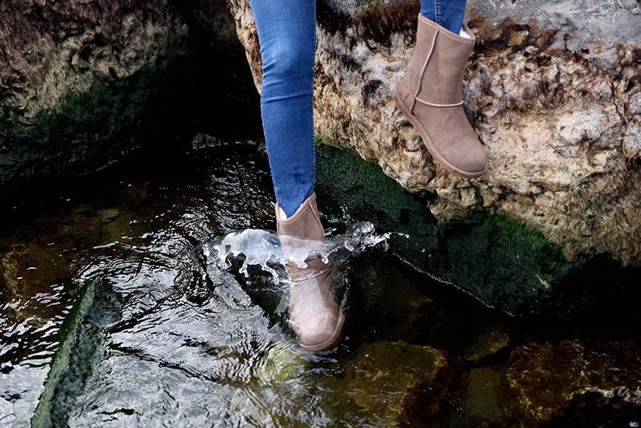 Pelz Lammfell Schuhe