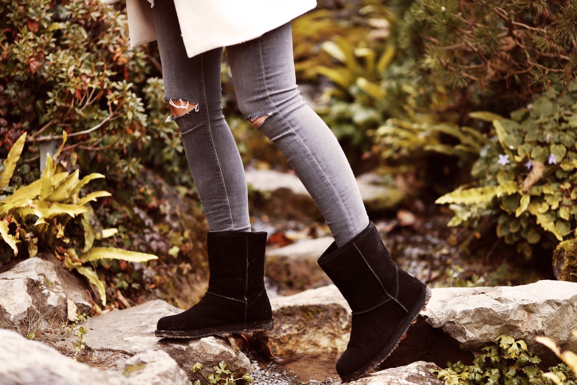 Pelz Lammfell Schuhe