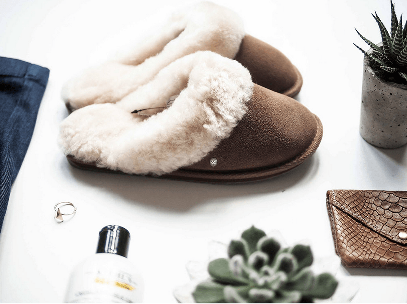 Pelz Lammfell Schuhe