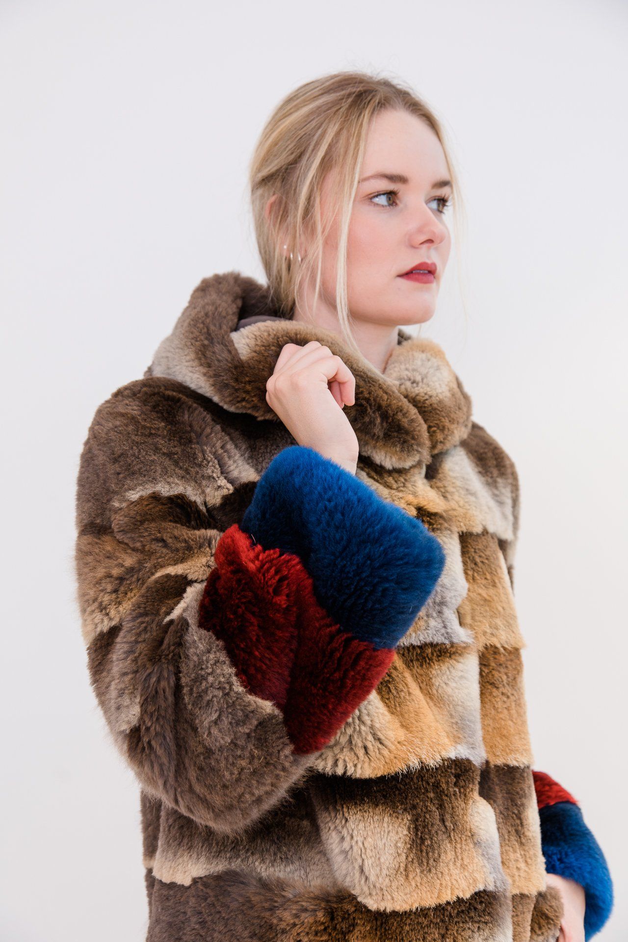 Pelzjacke Rotfuchs geschoren