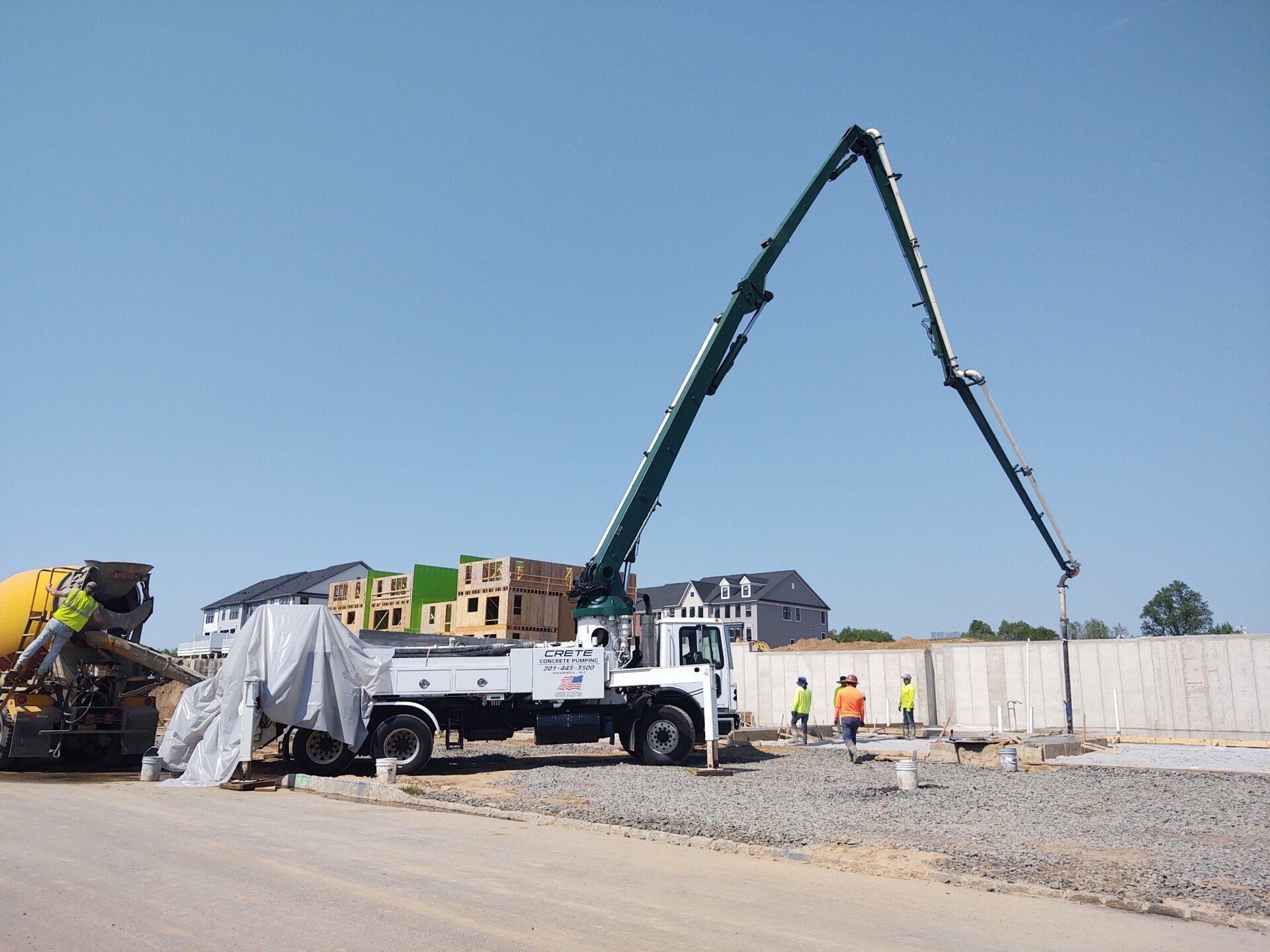 Construction Site — Ridgewood, NJ — Crete Concrete Construction LLC