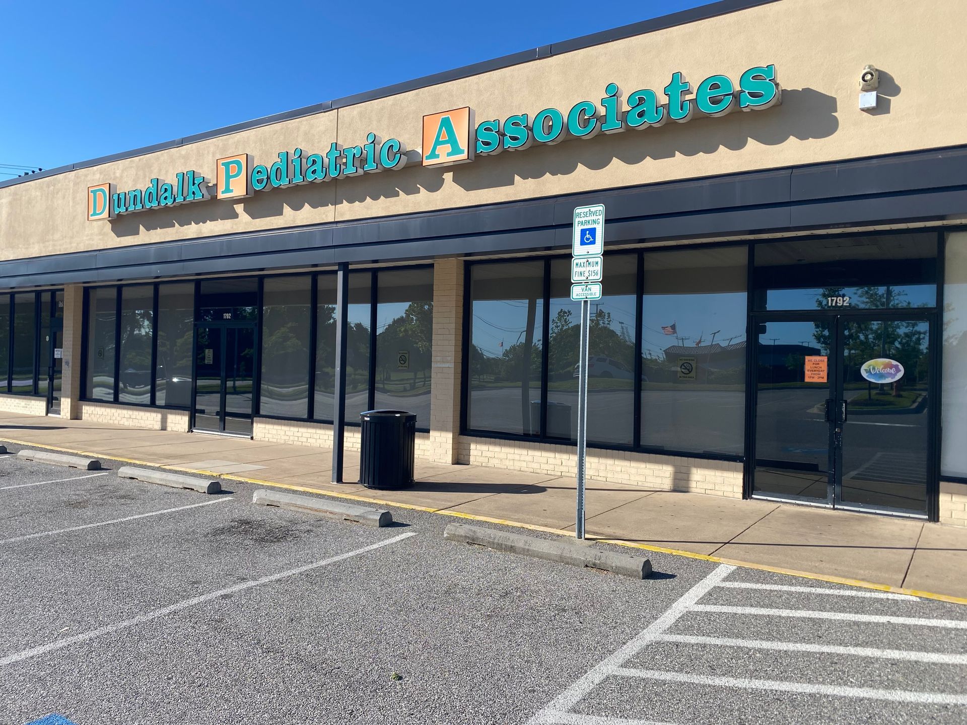 Dundalk Pediatric Associates office exterior in Baltimore, MD