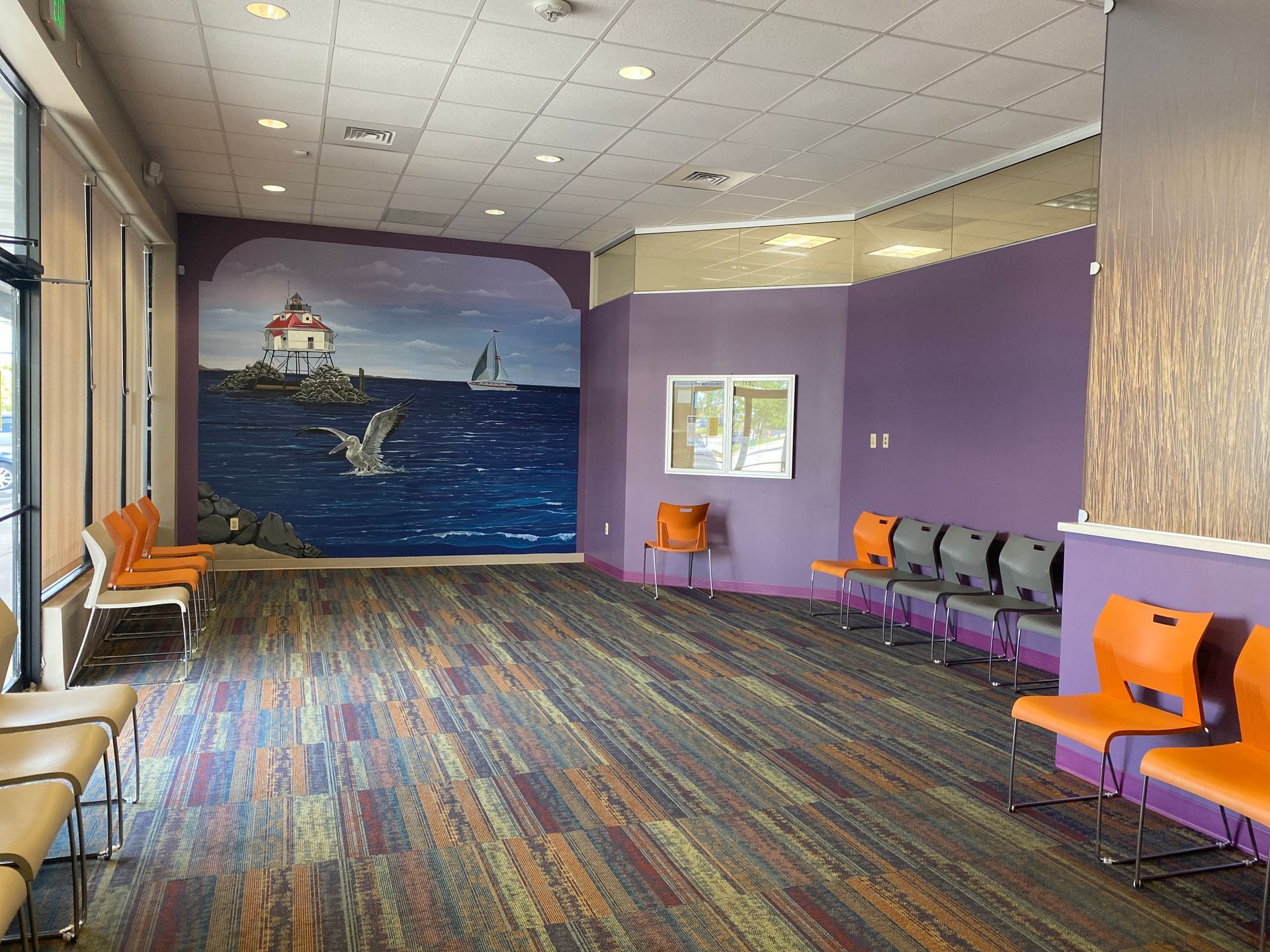 Image of the waiting room at Dundalk Pediatric Associates in Baltimore, MD