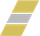 Gold and silver parallelogram shapes stacked in a diagonal line.