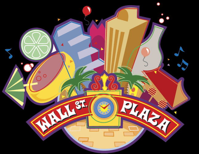 Wall Street Plaza Logo, Best Orlando downtown Party