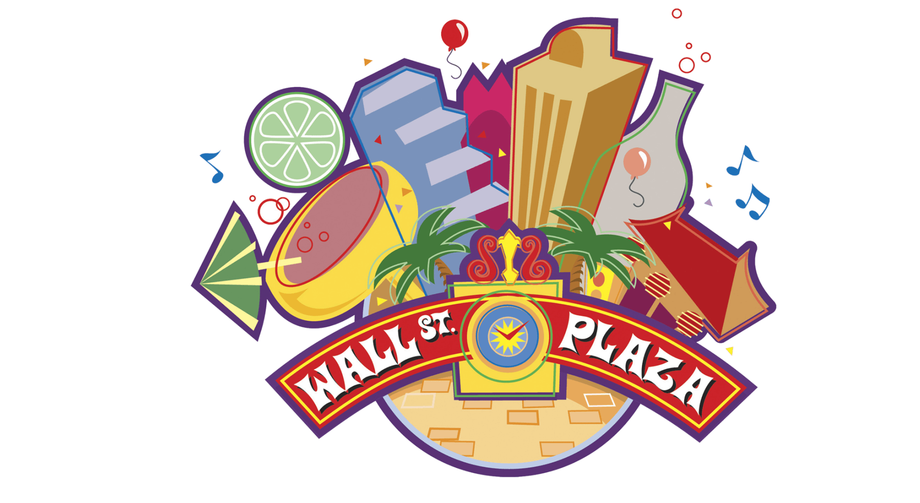 Wall Street Plaza Logo, Best Orlando Downtown Party, 