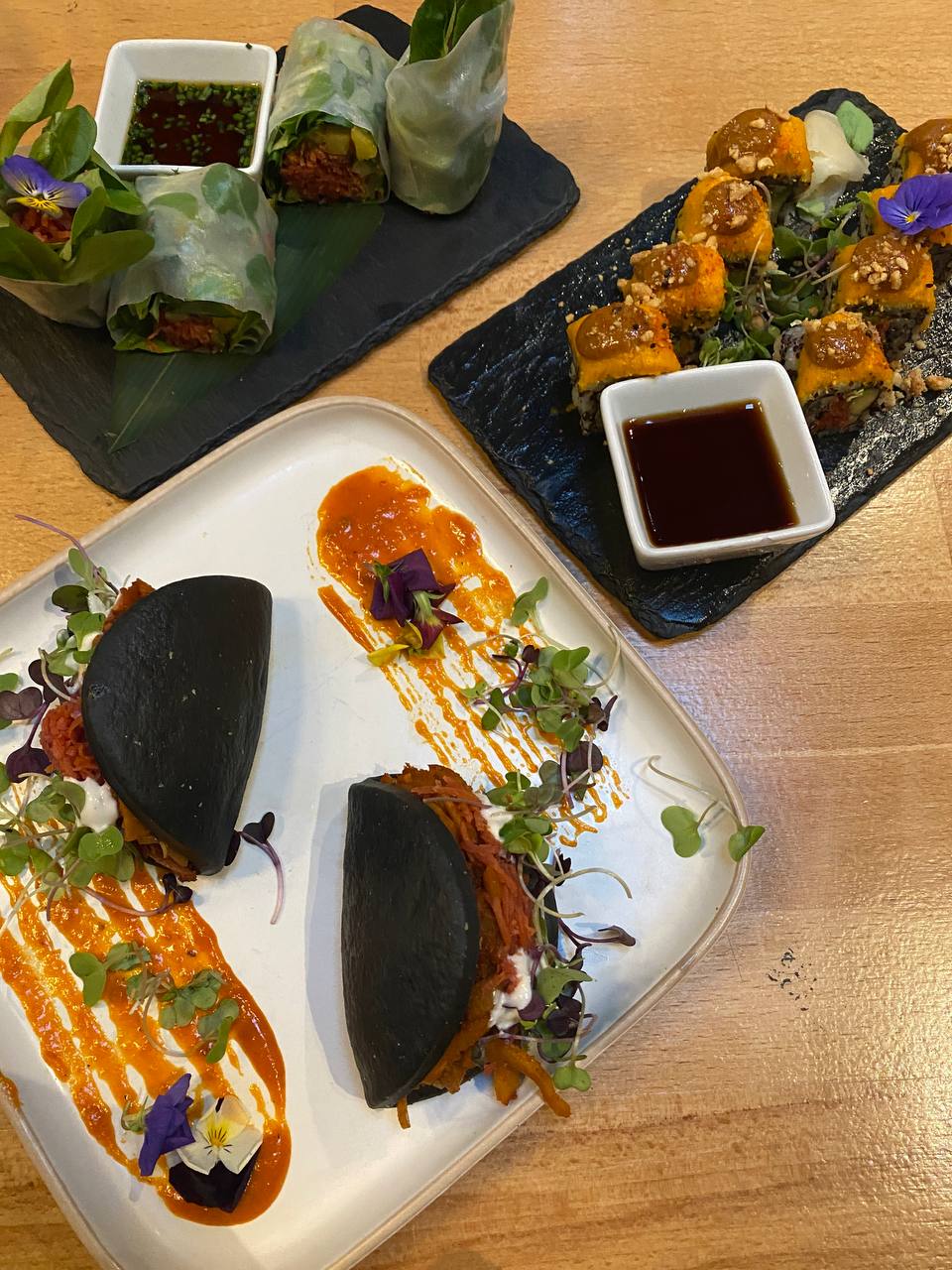 Roots & Rolls | vegan sushi |  vegan hotspots Barcelona | Groene Dromers