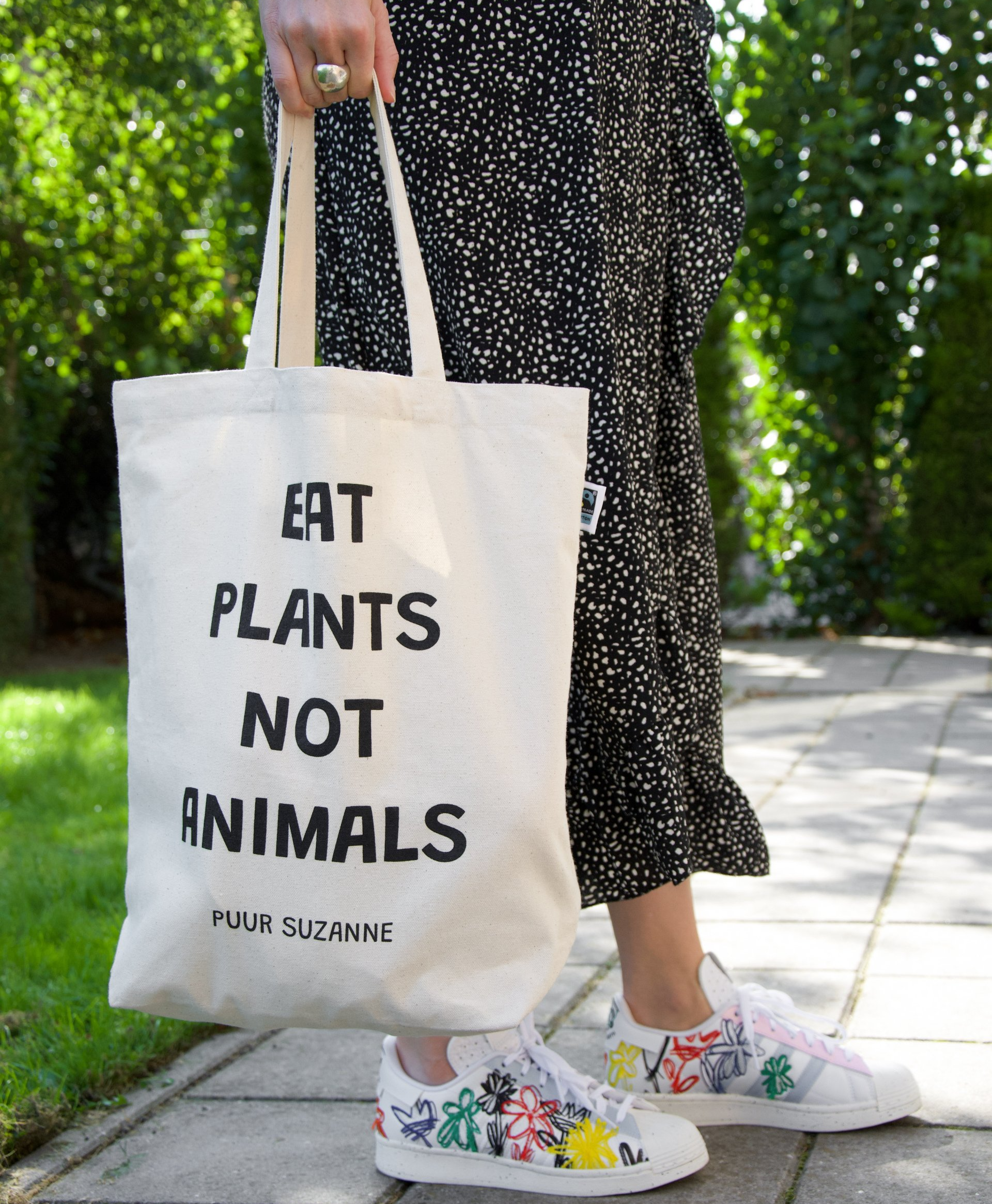 canvas shopper | eat plants not animals | vegan lifestyle