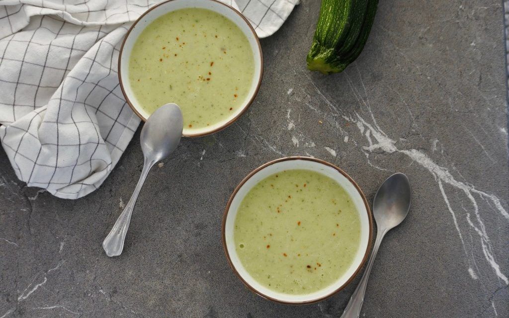 Courgette soep | vegan soep | groene dromers