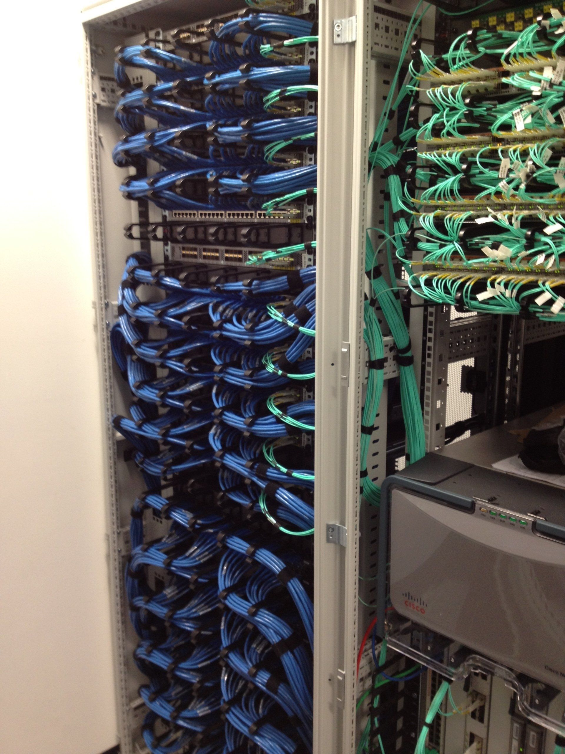cables and data centre