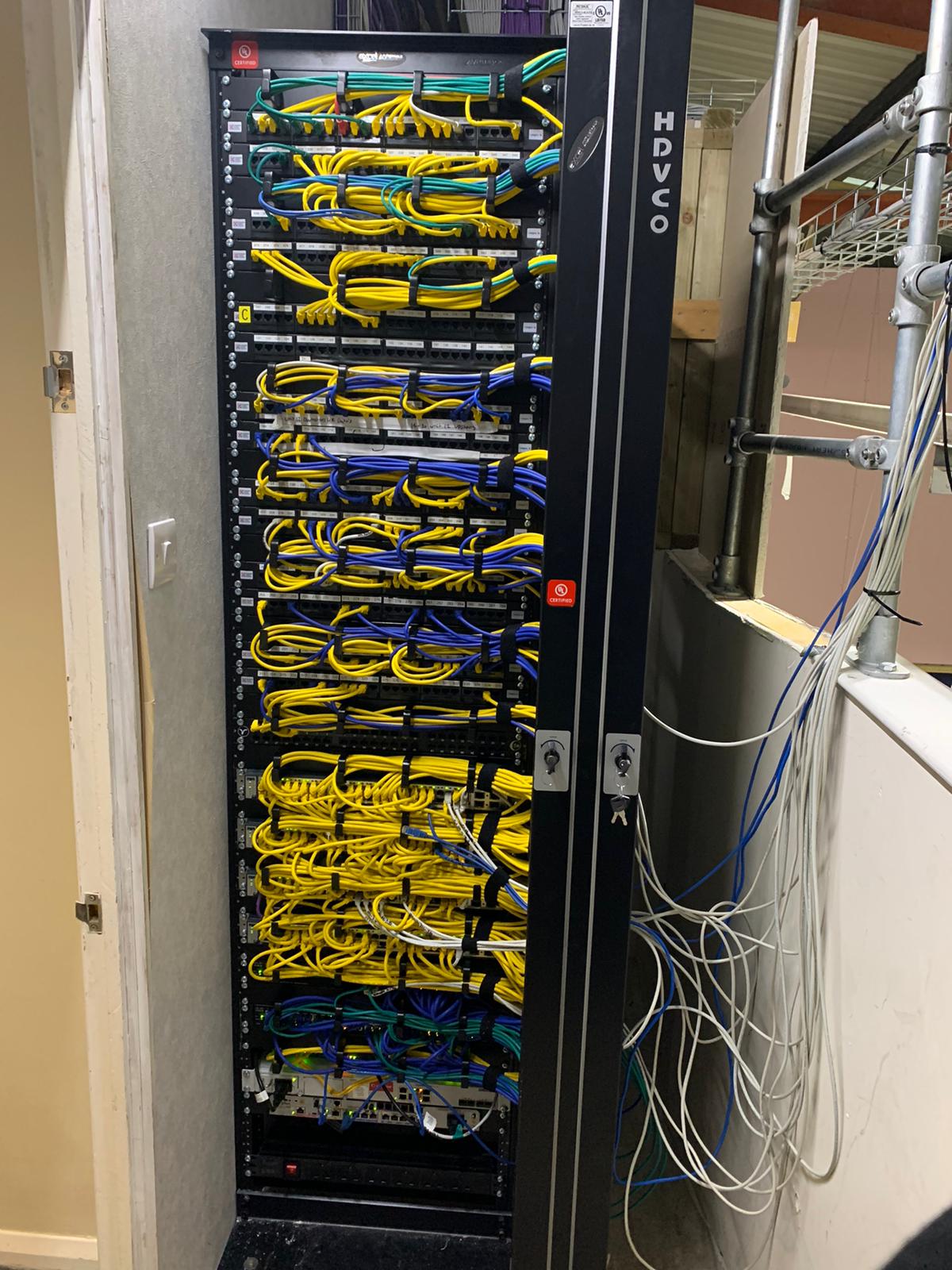 server and data cables