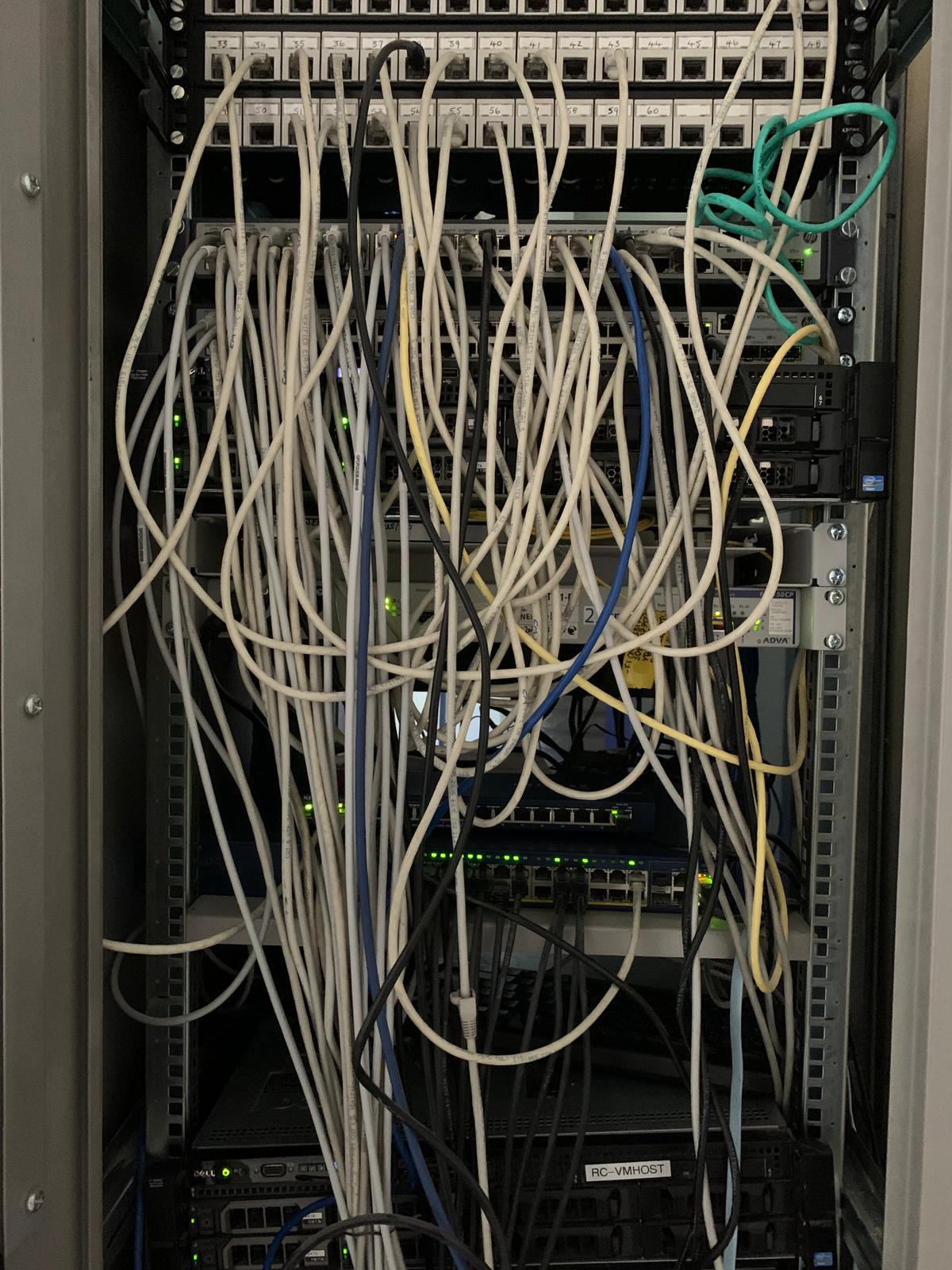white cabling