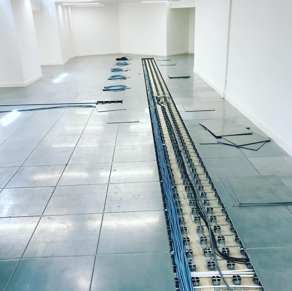 office floor wires
