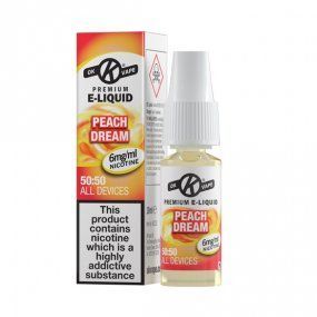 OK Vape 50/50 Peach E Liquid