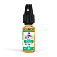 Salt Nic Special Menthol, Daintys 10ml bottle on white background