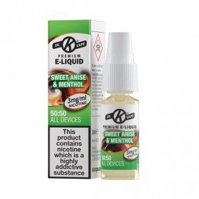 OK Vape 50/50 Sweet Aniseed & Menthol E Liquid