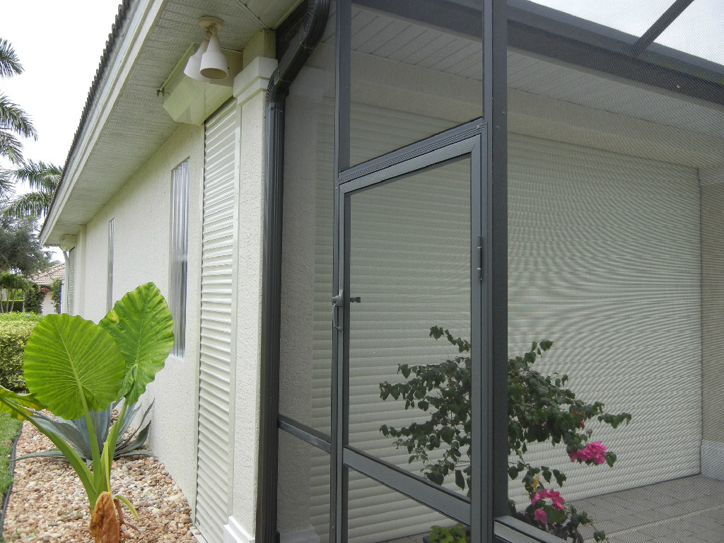 Bahama Shutters — Aluminum Sliding Door in Fort Myers, FL