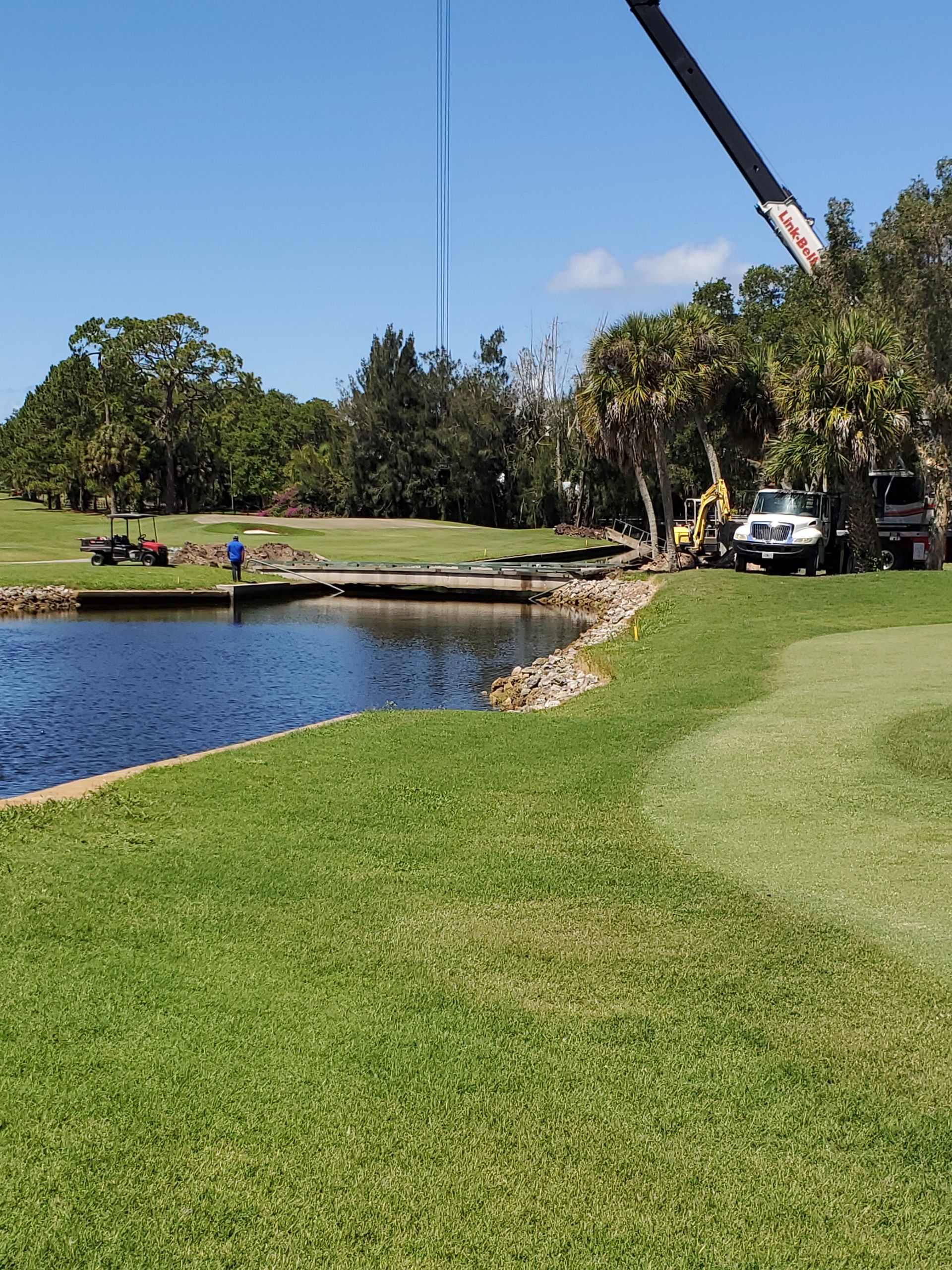Pile installation done for a bridge by Gulf States Construction & Piles