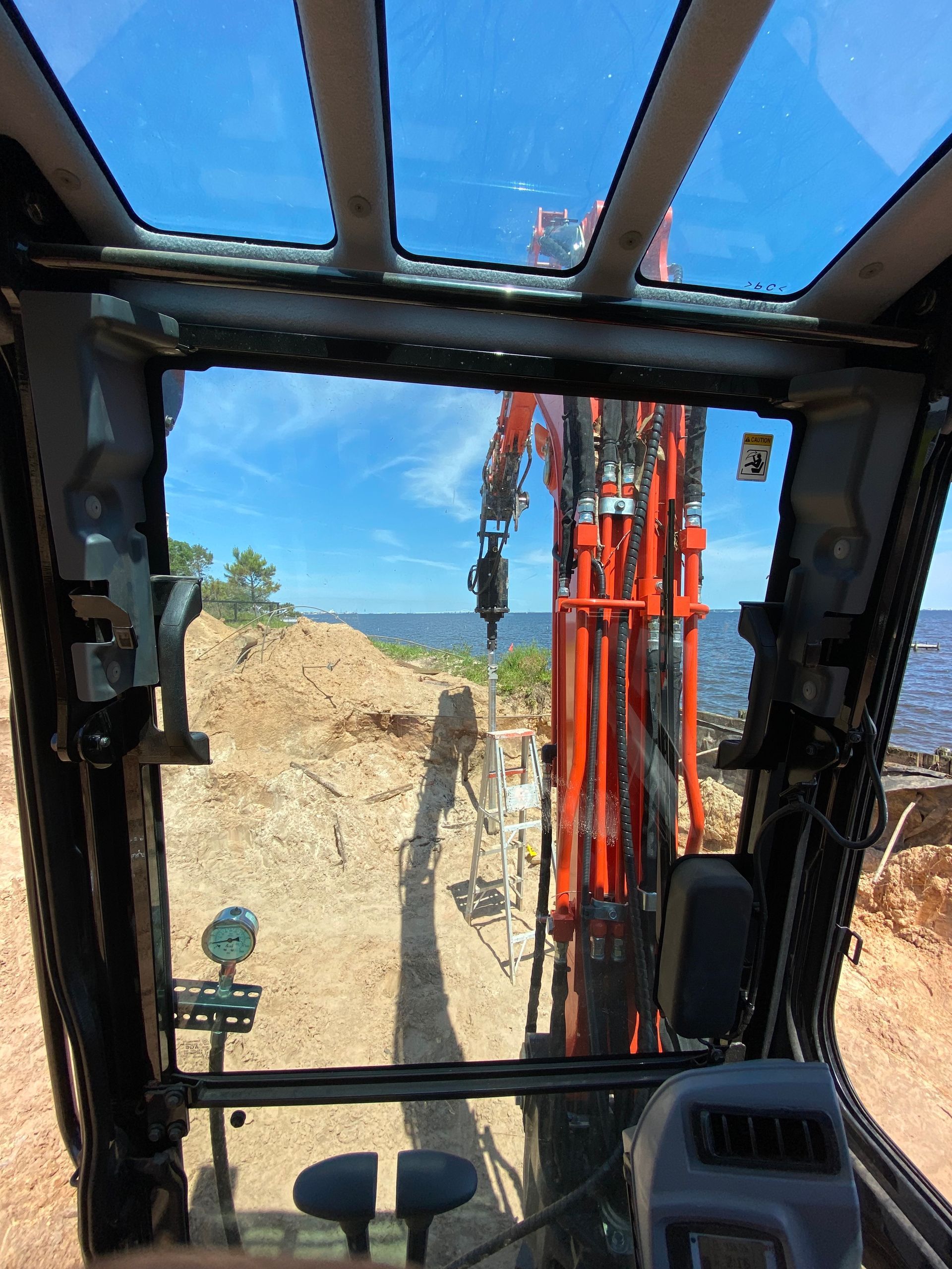 Pile installation done for a house by Gulf States Construction & Piles