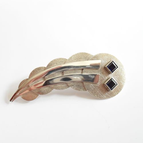 Zilveren broche van Karen Klein edelsmid
