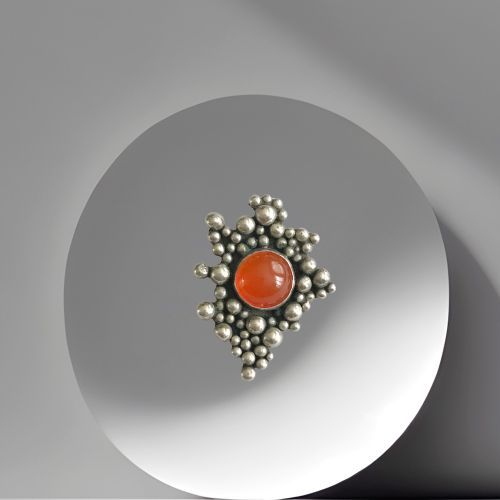 Zilveren broche van Karen Klein edelsmid