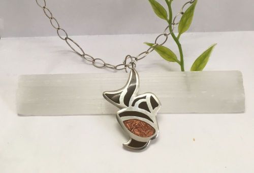 zilver tropische vis luchtbellen koper van Karen Klein edelsmid