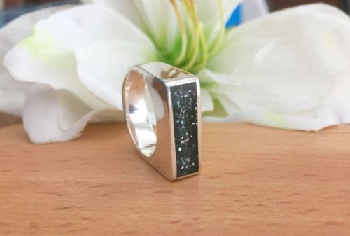 Zilveren ring  Space van Karen Klein edelsmid