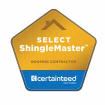 Ultra roofing is a select Shingle Master applicator. Roofing Contractor badge from CertainTeed. Excellent service, Ultra Roofing