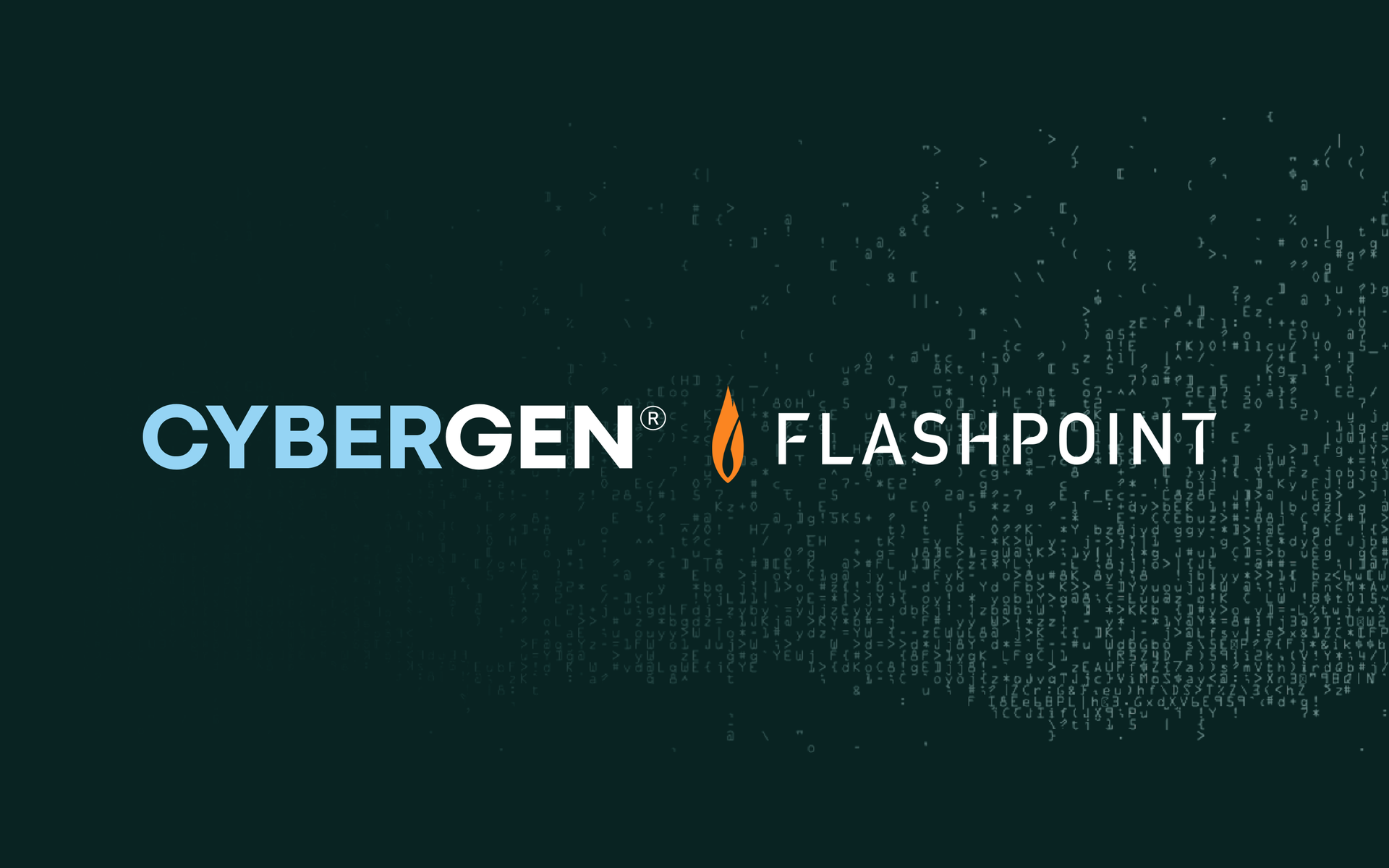 Cybergen and Flashpoint graphic: headline