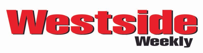 The word "Westside" in large red letters above the smaller black word "Weekly."