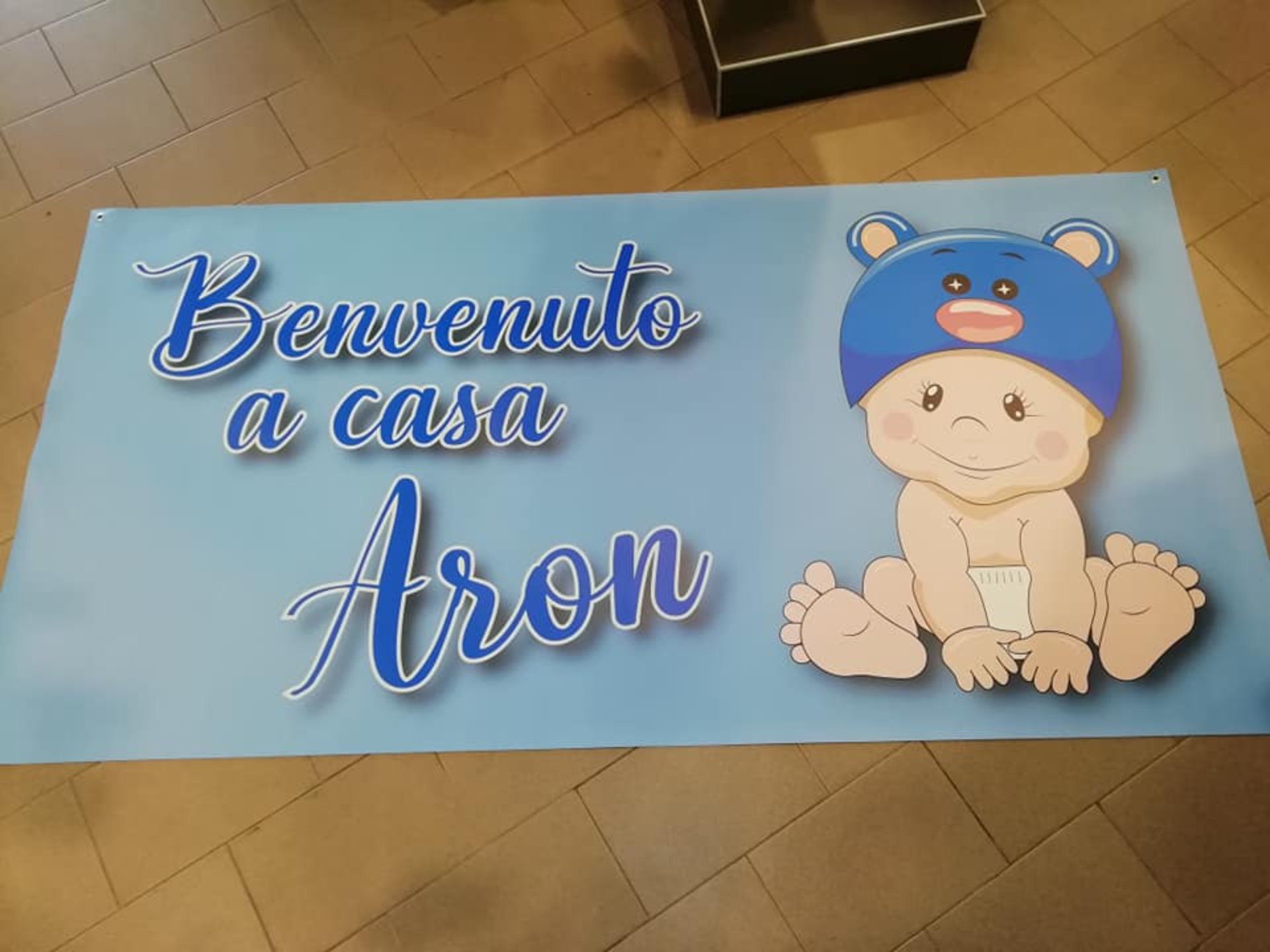stampa nascita bebè personalizzata