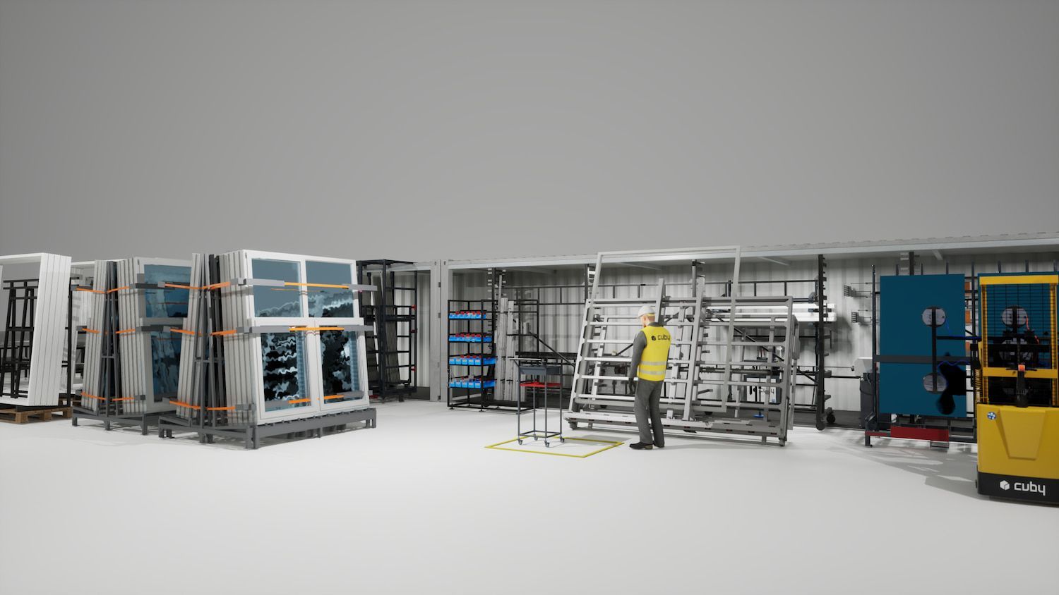 A Construction Worker Standing Next to a Building — Chandolin Construction in Bathurst, NSW